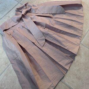 Iris Dusty Pink A-Line Skirt